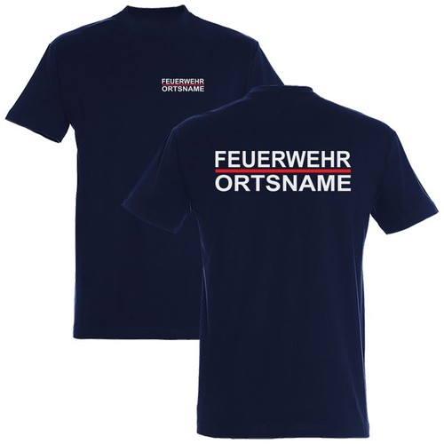 Feuerwehr shirt druck roter - t-shirt,