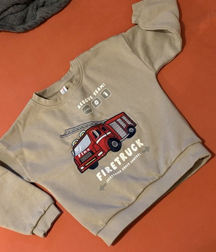 *TOPOLINO*SWEATSHIRT*FEUERWEHR