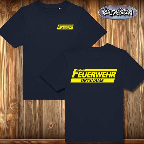 Jugend feuerwehr shirt navy - feuerwehr,