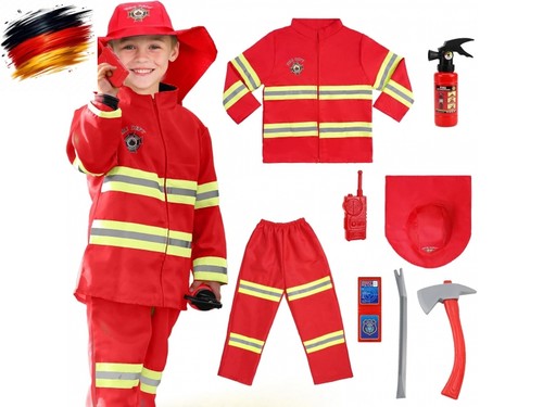 Feuerwehr kostüm set für - feuerwehr,